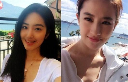 杨采钰刘亦菲开撕火药味足,同走清纯路线颜值气质却差了一大截
