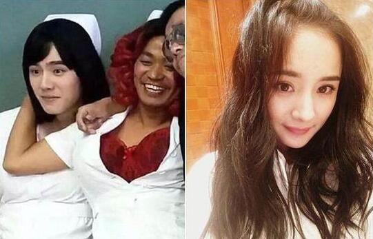 1517463505222560.jpg 刘昊然女装竟撞脸杨幂,男星妖起来女星通通靠边站