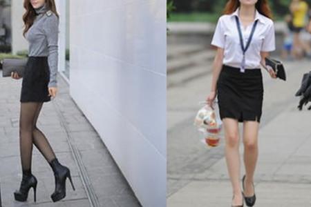 职业装街拍图片 学习简单的搭配技巧