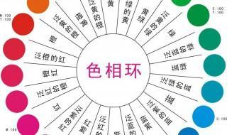 24色色相环搭配 快来看看吧