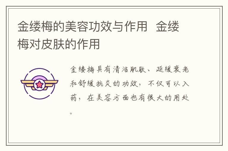 金缕梅的美容功效与作用 金缕梅对皮肤的作用