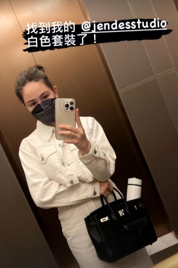 28岁昆凌三胎后晒美照!穿包臀裙曲线完美,手上一个包近22万