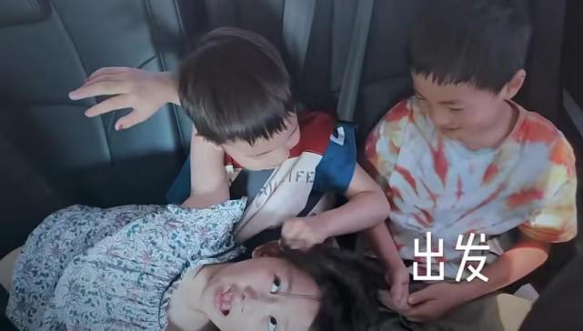 孙莉大方公开5岁儿子正脸,小家伙长得像妈妈,单眼皮抢镜