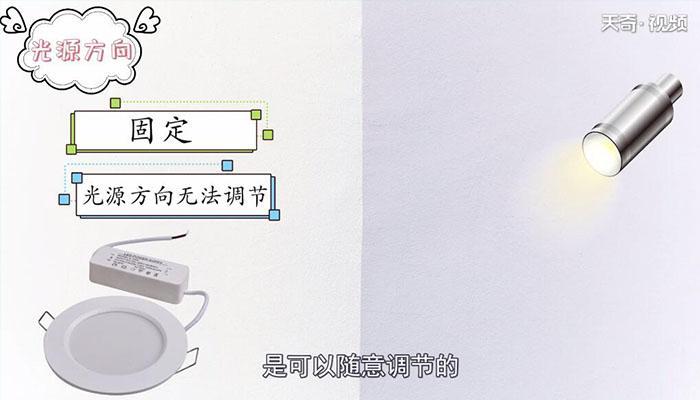 筒灯和射灯的区别 筒灯和射灯有什么差别