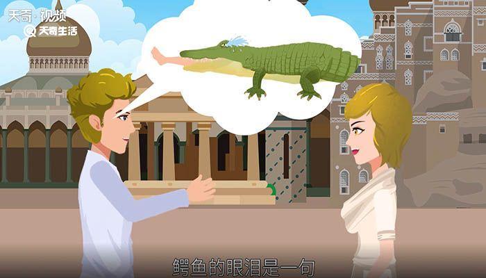 鳄鱼的眼泪是什么意思 鳄鱼的眼泪是什么意思呢